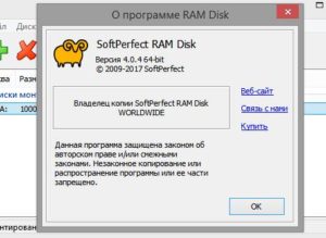 SoftPerfect RAM Disk русский