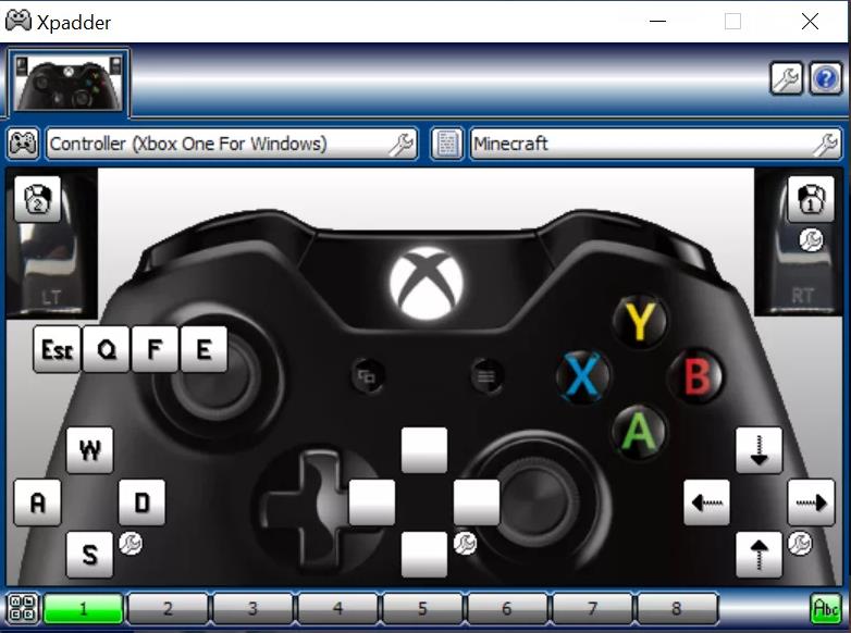 xbox one controller xpadder image