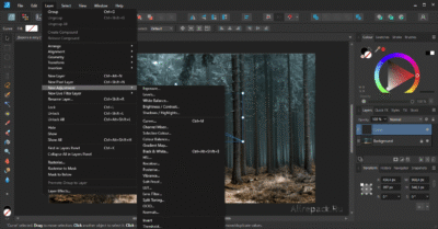 Инструменты Affinity Designer